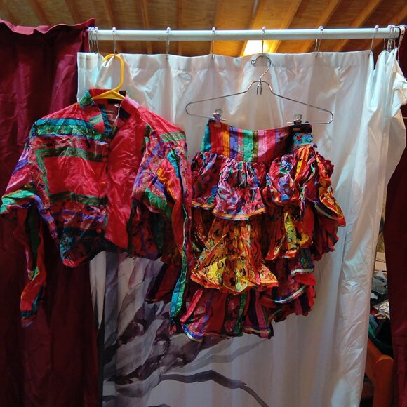 COPY - Dosa kerby? Very pretty top and skirt  top size 36 skirt 34 colorful! vi… - Picture 10 of 13